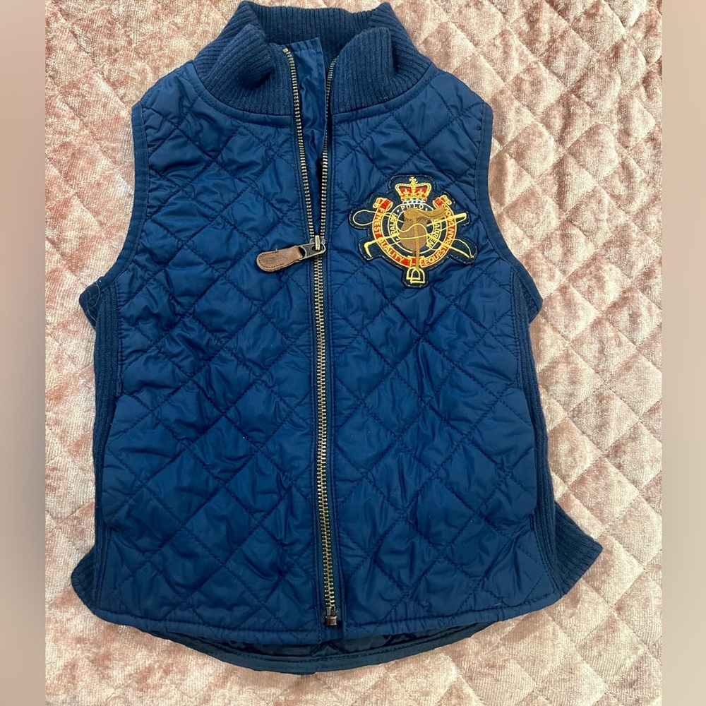 Ralph Lauren Equestrian Zip-Up Puffer Vest